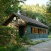 Charming rustic cabin nestled in the lush greenery of Nagoya, perfect for a serene retreat.