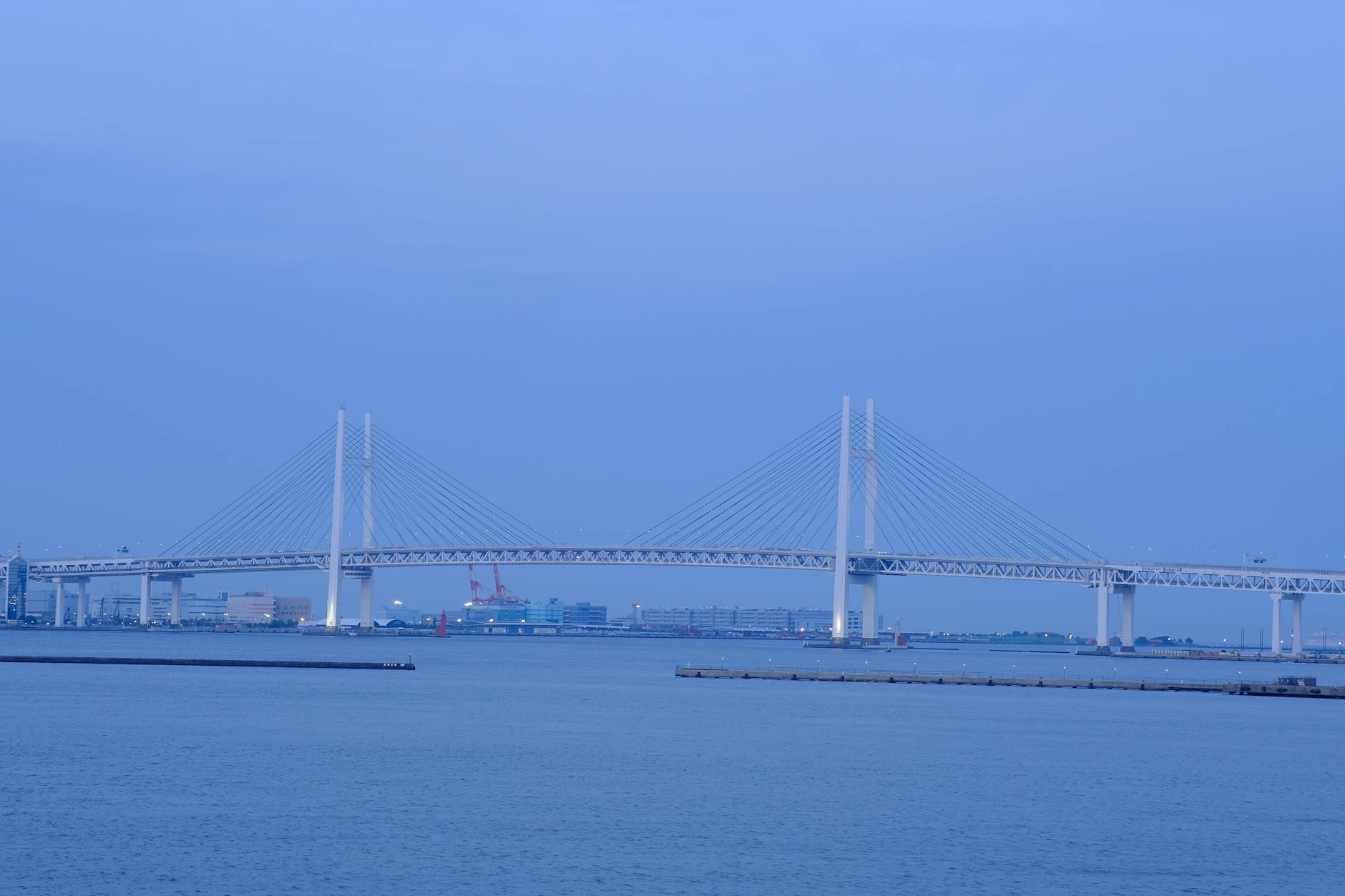 Yokohama bay area night car culture Japan